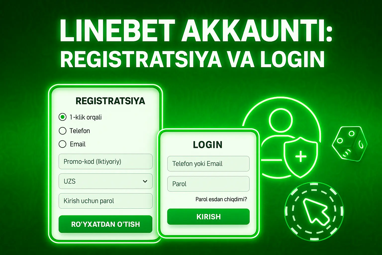  LineBet akkaunti: registratsiya, login va xavfsiz kirish usullari